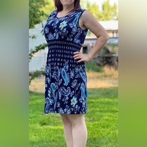 Stretchy Plus Summer Dress, Comfy & Lightweight